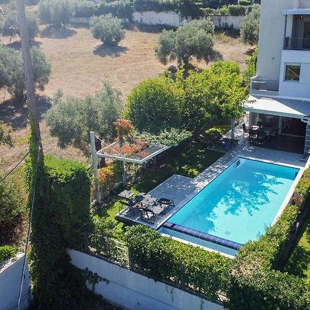 Deluxe Chrousso Pool Villa Paliouri Bagian luar foto